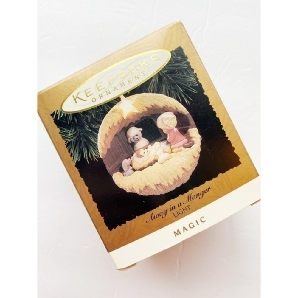 Vintage 1994 Hallmark Keepsake Away In A Manger